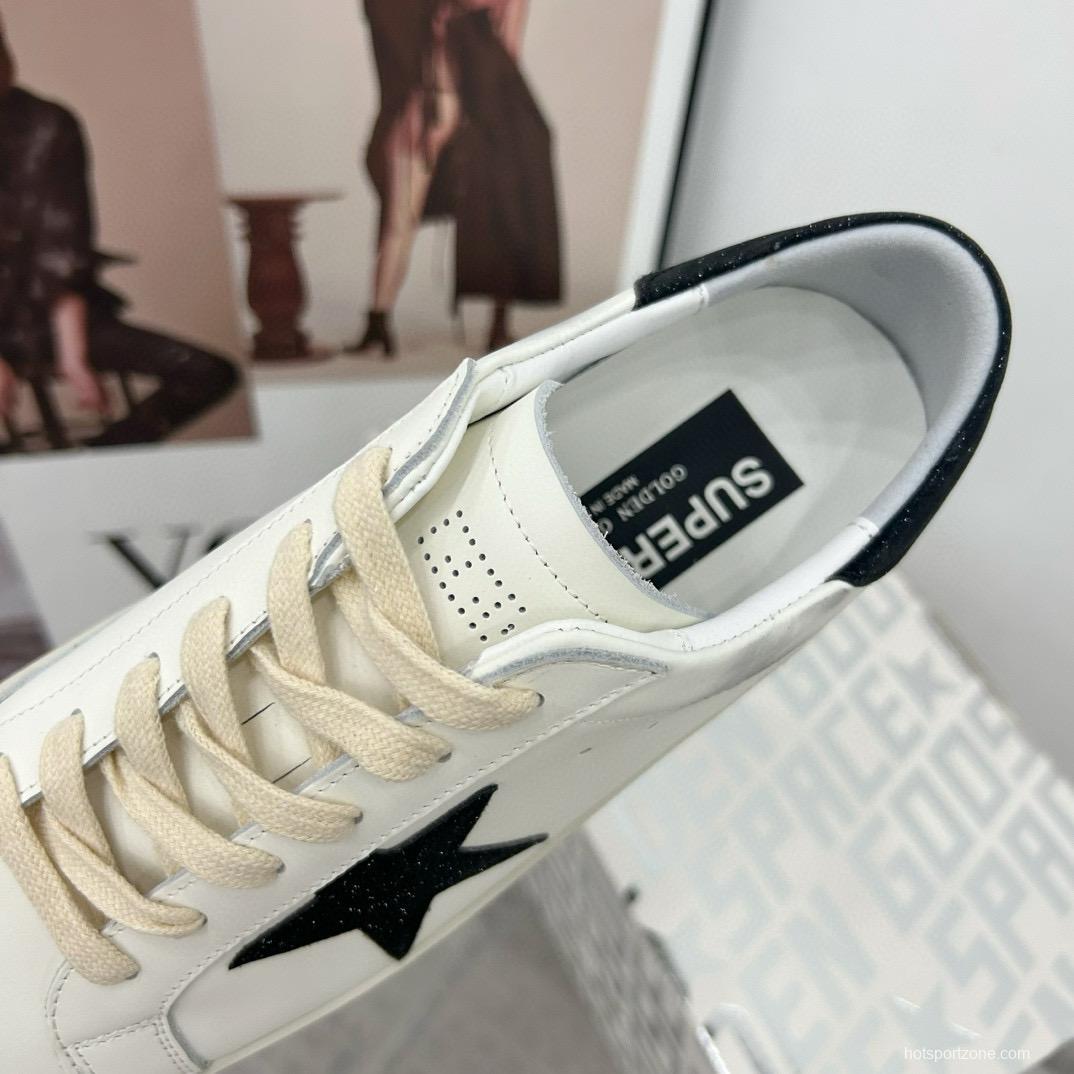 2025 Women GGDB White Black Leather Sneakers