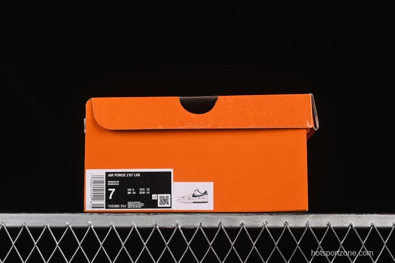 Nike Air Force 1 '07 Low LV Collaboration Dual-Tone Blue Denim Hook Low-Top Casual Sneakers - YX5066-342