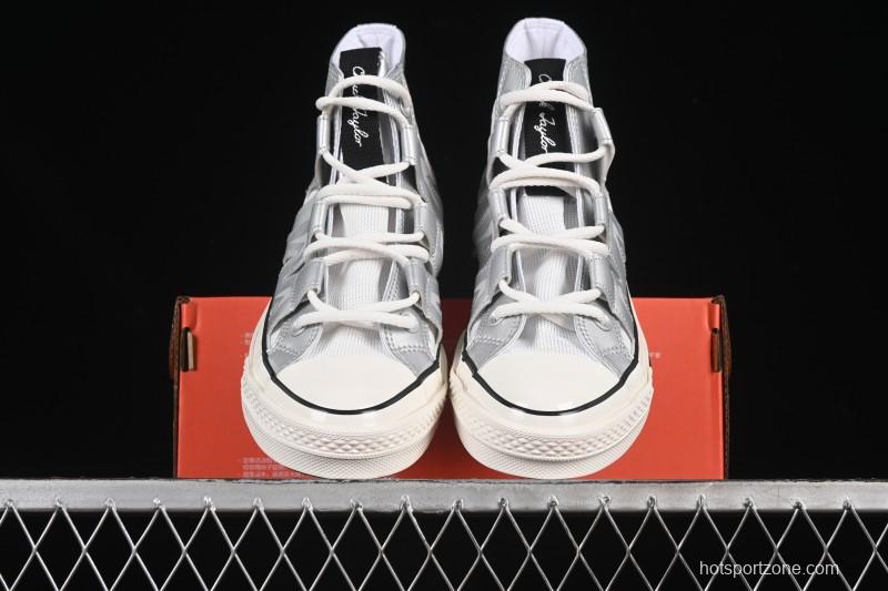 Converse Chuck 1970s Future Silver High-Top Casual Sneakers - A15187C