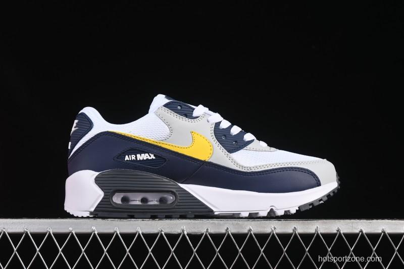 Nike Air Max 90 Retro Running Shoes with Visible Air Cushion - AJ1285-101