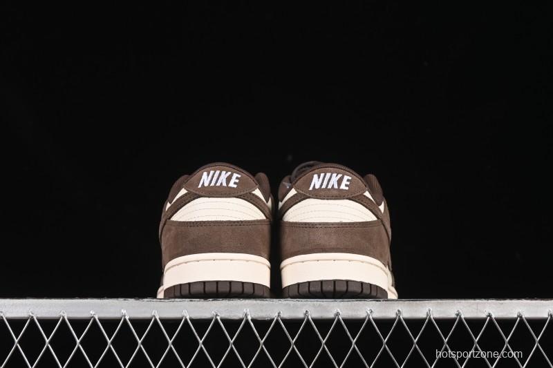 Nike SB Dunk Low White Mocha Low-Top Casual Skate Shoes - FQ8249-104