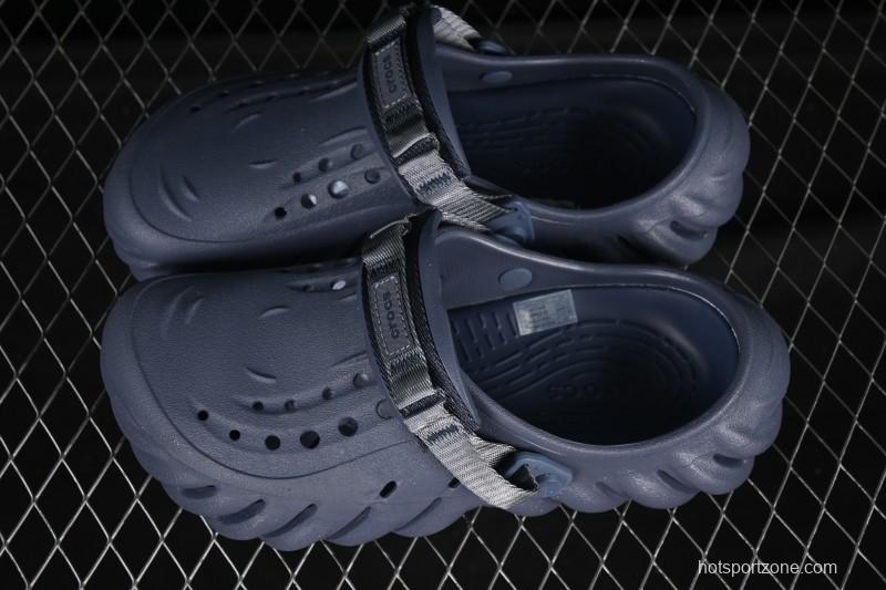 Crocs Bobs Flat Heel Closed Toe Slip-On Beach Clog Sandals - B.D4