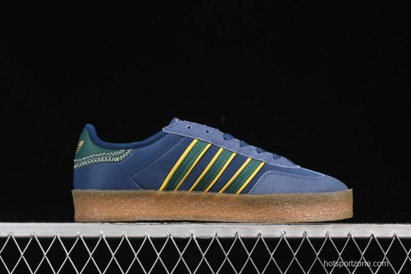 Adidas Originals Gazelle S By JR5408 Clot Collaboration Platform Casual Slip-Resistant Wear-Resistant Low-Top Sneakers
