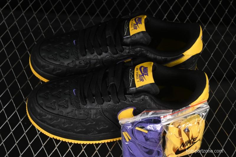 Nike Air Force 1 '07 Low Kobe Full-Grain Leather Casual Sneakers - HV5122-001