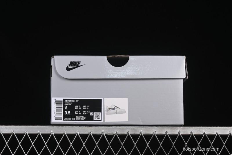 Nike Air Force 1'07 Low East Fence Drunk Chinese Style Gradient Yellow Low-Top Casual Sneakers - ZH0316-082