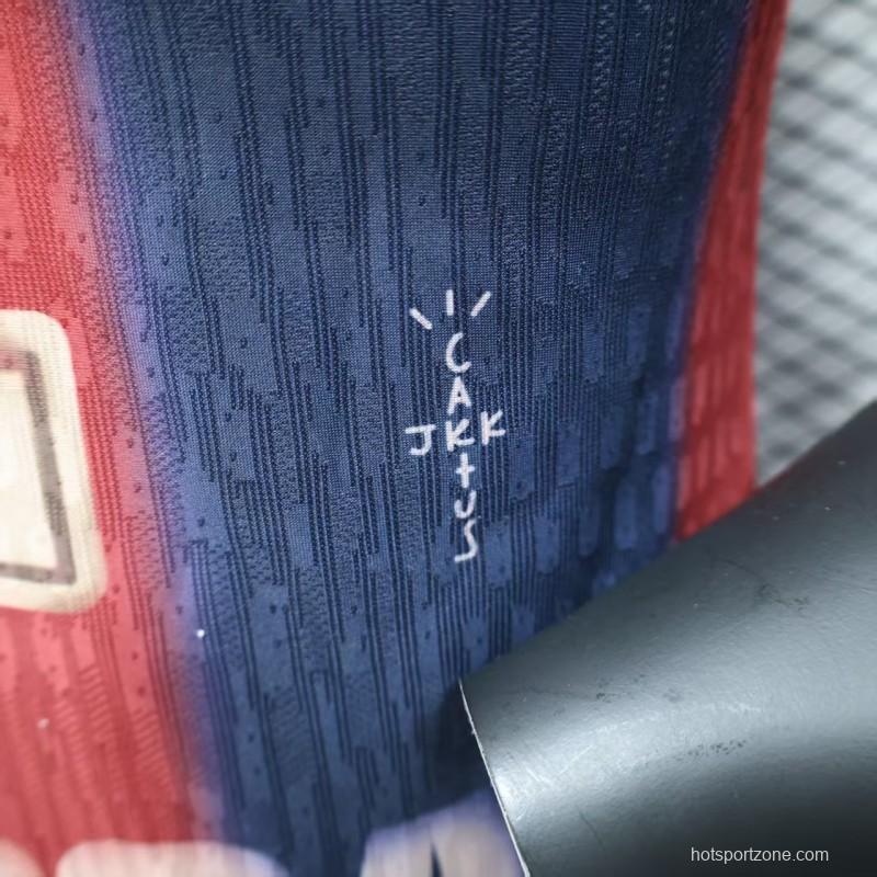 Player Version 25/26 Barcelona Travis Scott Special Jersey