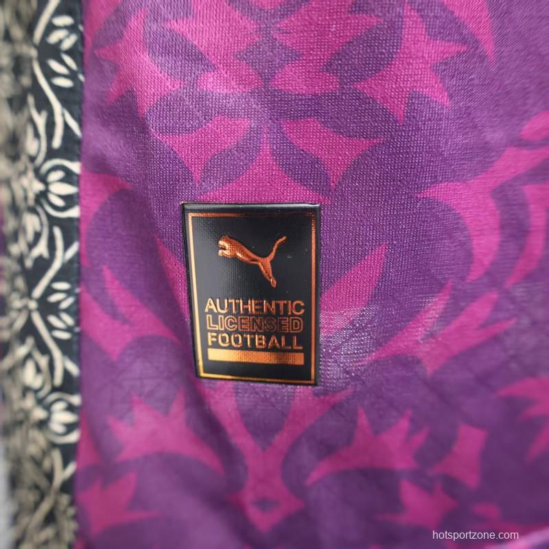 Player Version 25/26 AC Milan Redesigned Away Purple with Geometric Pattern Jersey