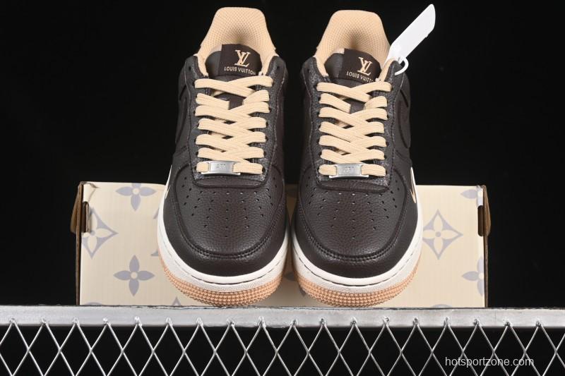 Nike Air Force 1 '07 Low LV Collaboration Coffee Brown Casual Sneakers - LW9279-007
