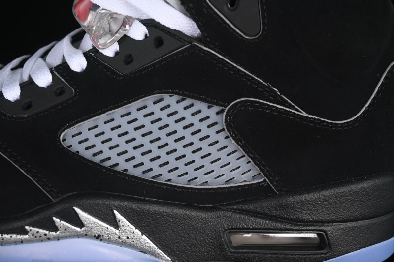 Nike Air Jordan 5 Black Metallic Reimagined Basketball Shoes HF3975-001