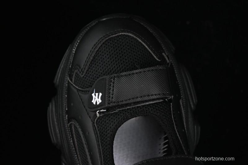 Adidas NY MLB Winner Chunky Mask New York Yankees Height Increase Platform Sandals - 3ASDW015350BKS