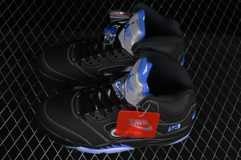 Nike Awake NY x Air Jordan 5 Black Metallic Basketball Shoes - DV4982-004
