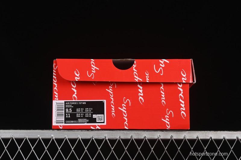 Nike Air Force 1 '07 Low Supreme Collaboration Versatile Beige Casual Sneakers - CS5288-011