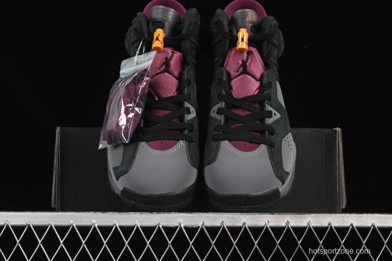 Nike Air Jordan 6 Retro Bordeaux Premium Suede Sneakers - CT8529-063