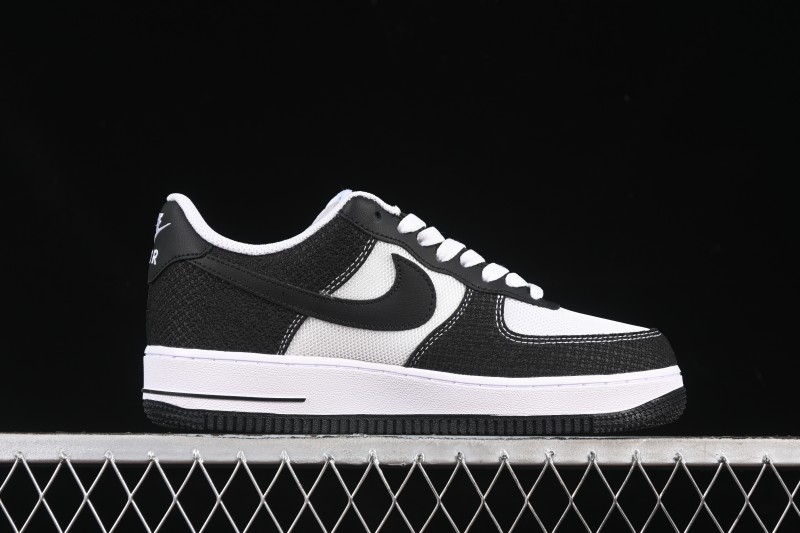 Nike Air Force 1'07 Low Custom Denim Swoosh Casual Sneakers - ZH0316-091