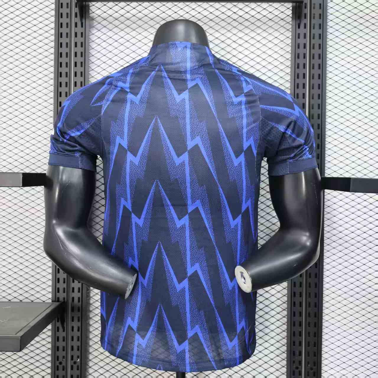 Player Version 25/26 Arsenal Third Blue with Geometric Lightning Pattern Jersey