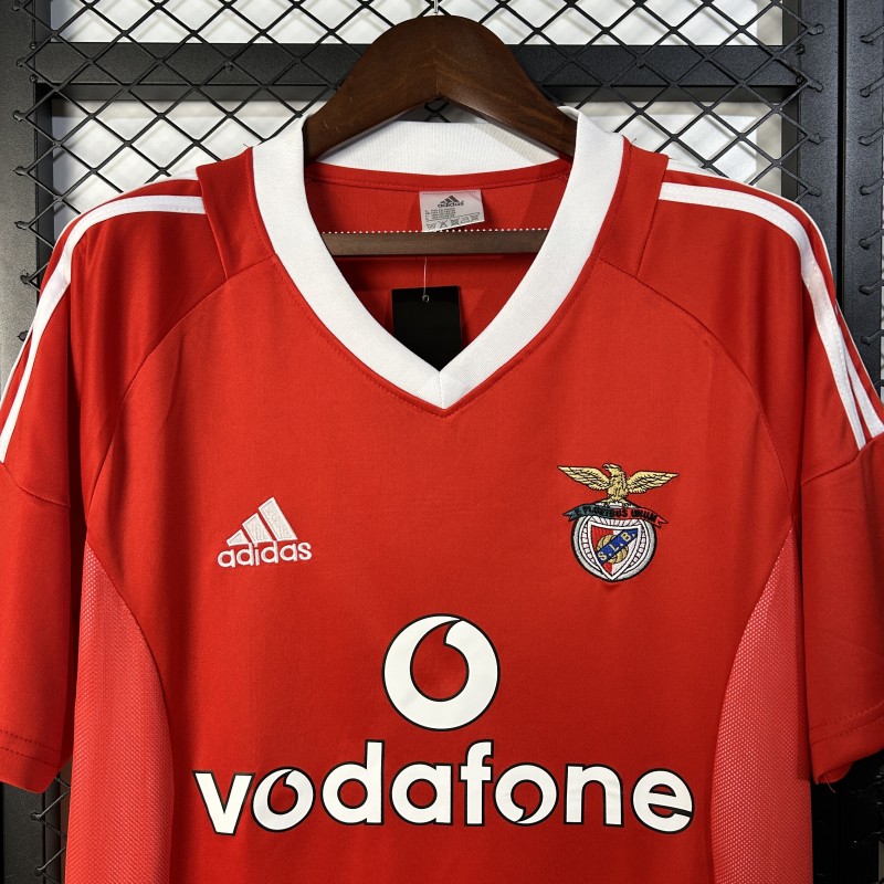 Retro 02/03 Benfica Home Jersey
