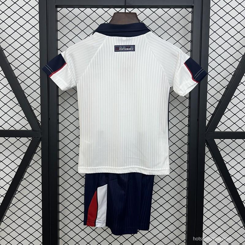Retro 1998 Kids England Home Size 16-28 Jersey