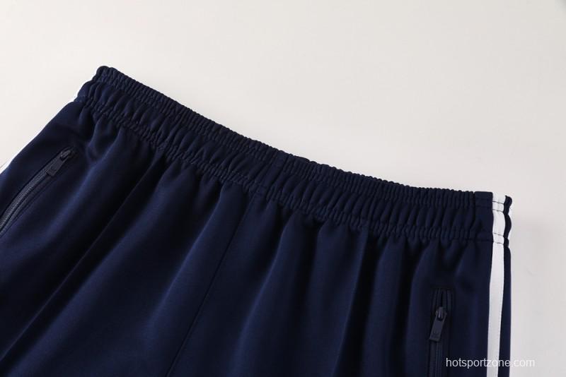 2025 Adidas Original Navy Full Hoodie Zipper Jacket +Long Pants