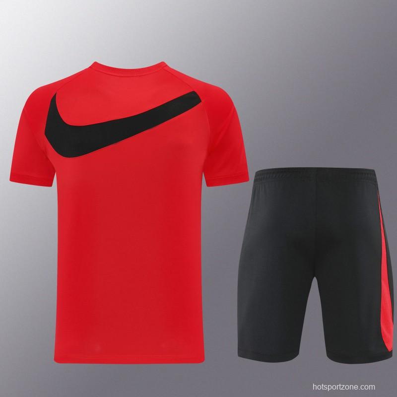 25/26 Nike Red Short Sleeve Jersey+Shorts