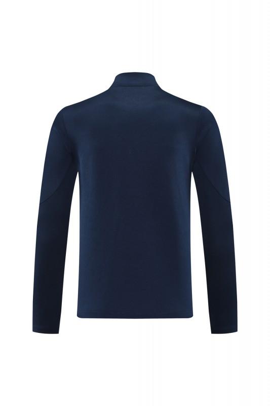 2025 Portugal Navy Full Zipper Jacket +Long Pants