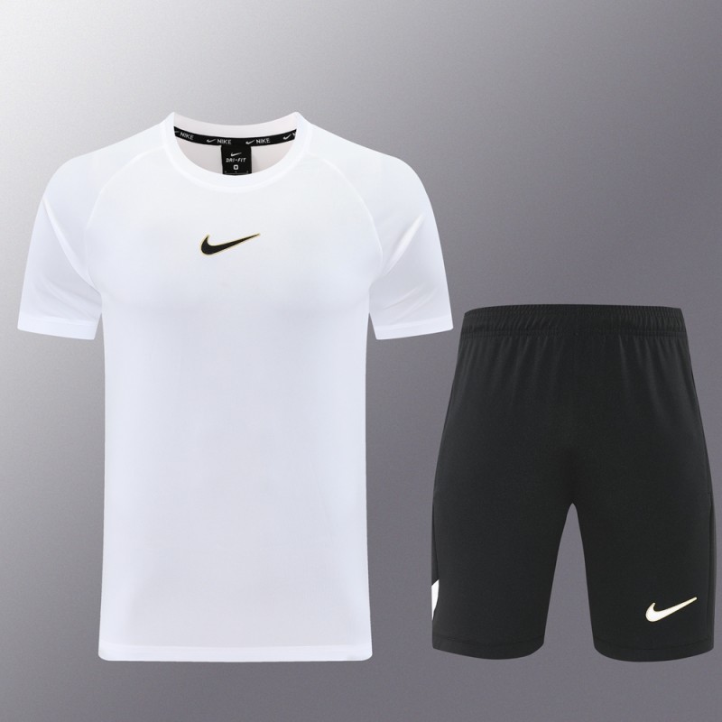 25/26 Nike White Short Sleeve Jersey+Shorts