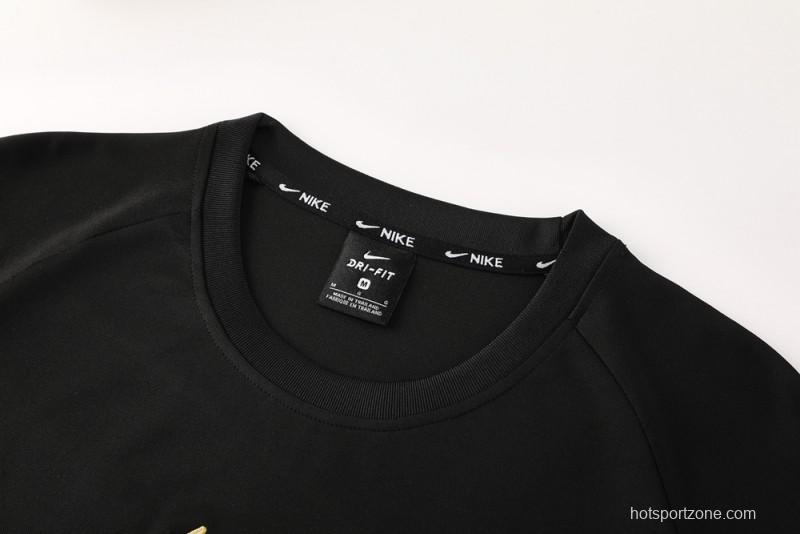 25/26 Nike Black Short Sleeve Jersey+Shorts