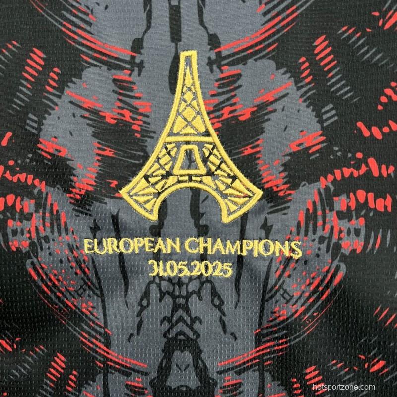2025/26 Paris Saint-Germain (CAMPEONES DE EUROPA) Grey Jersey