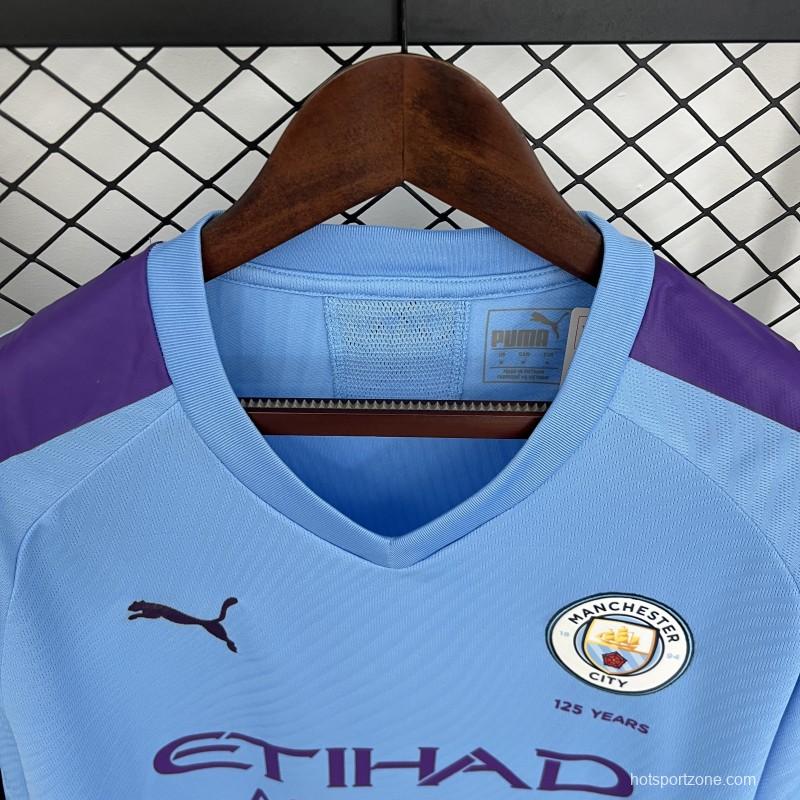 19/20 Retro Manchester City Home Jersey