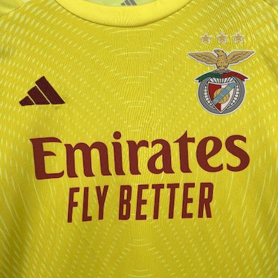 2025/26 Kids Benfica Yellow Goalkeeper Kit