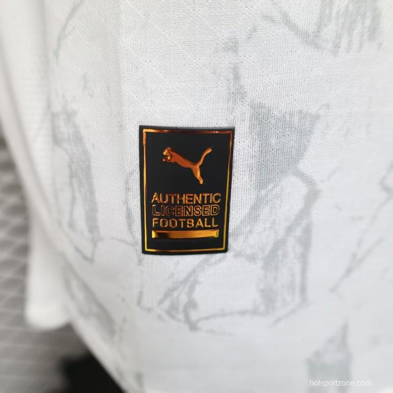 Player Version 25/26 Manchester City Away Long Sleeve Jersey