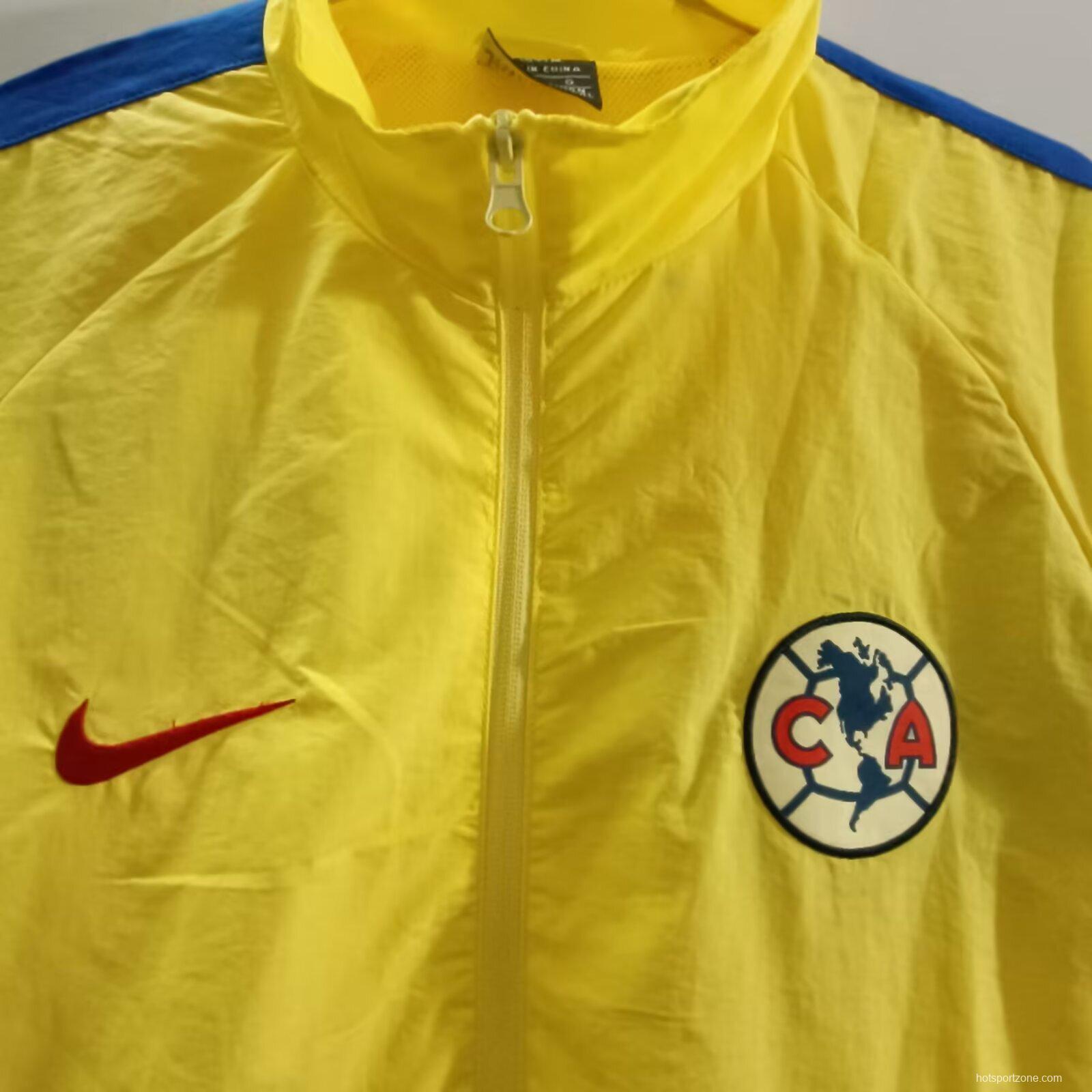 25/26 Club America Yellow Windbreaker
