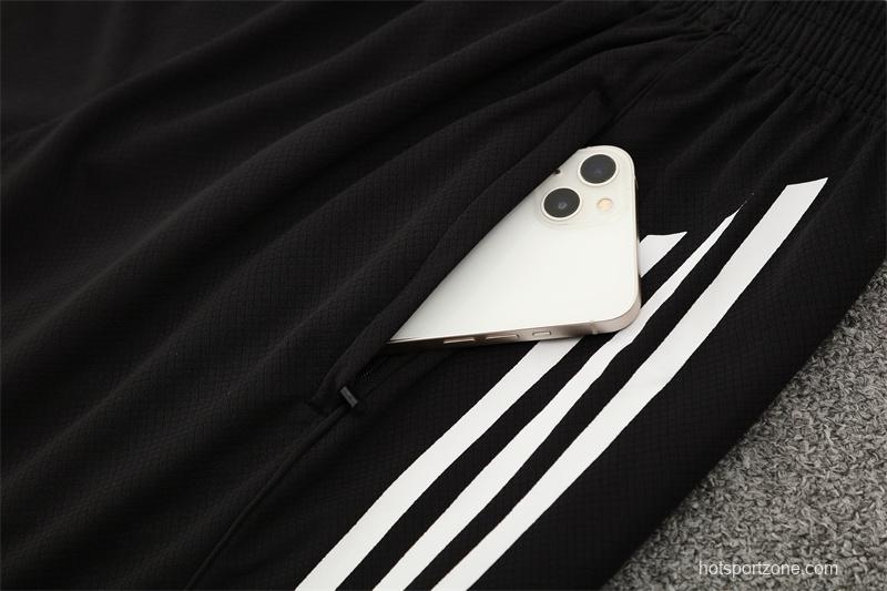 25/26 Manchester United White Purple Short Sleeve+Soccer Shorts