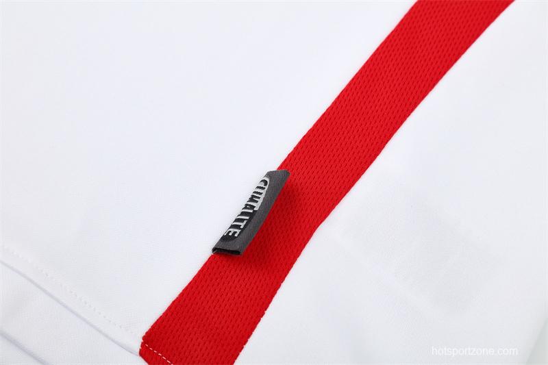 Retro 03/04 AC Milan White Half Zipper Jacket