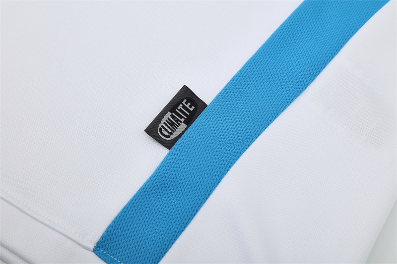 Retro 03/04 Real Madrid White Half Zipper Jacket