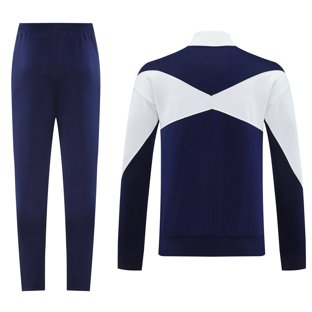 2025 NIKE Black/WHITE Full Zipper Jacket + Long Pants