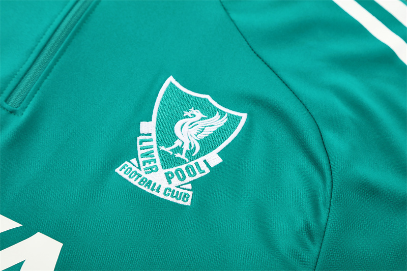 25/26 Liverpool Green Half Zipper Jacket+Long Pants