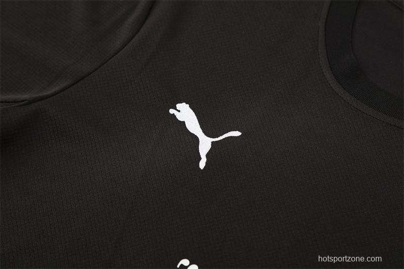 25/26 Manchester City Black with XS Short Sleeve+Soccer Shorts