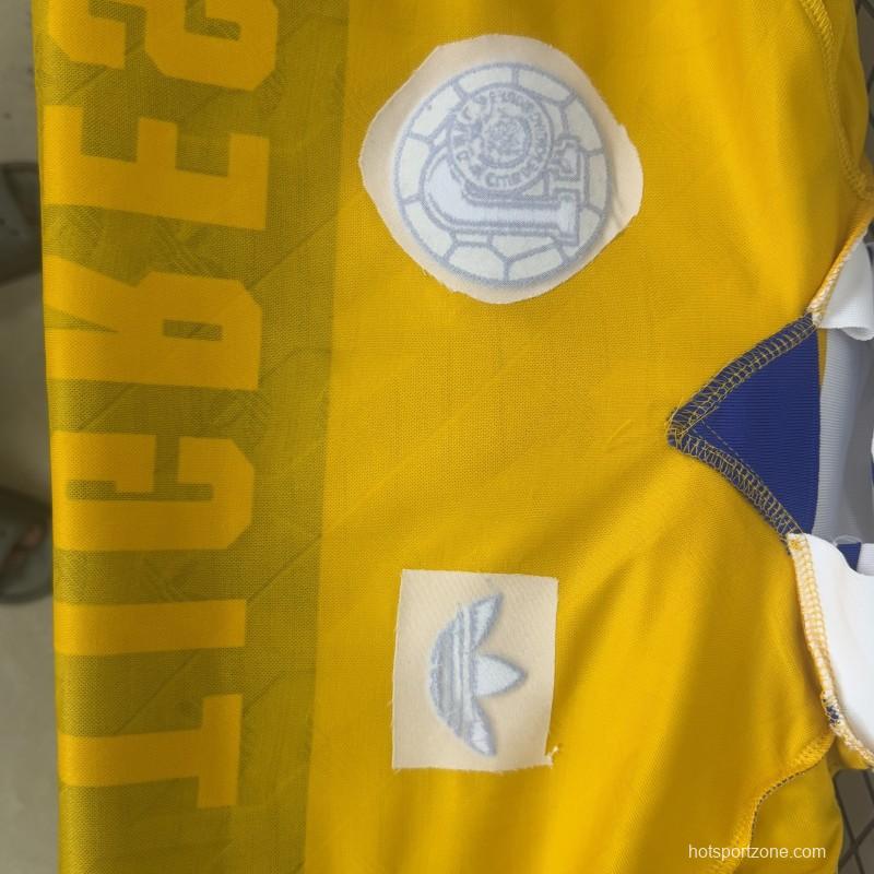 Retro Tigres UANL Yellow & Blue Classic Home Jersey