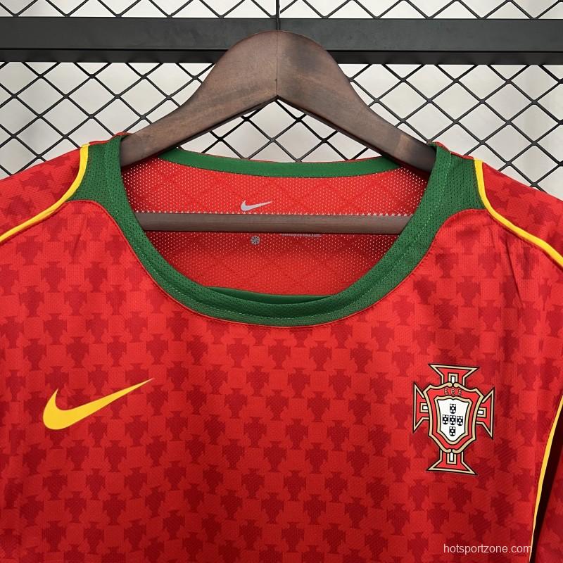 2004 Retro Portugal Home Jersey