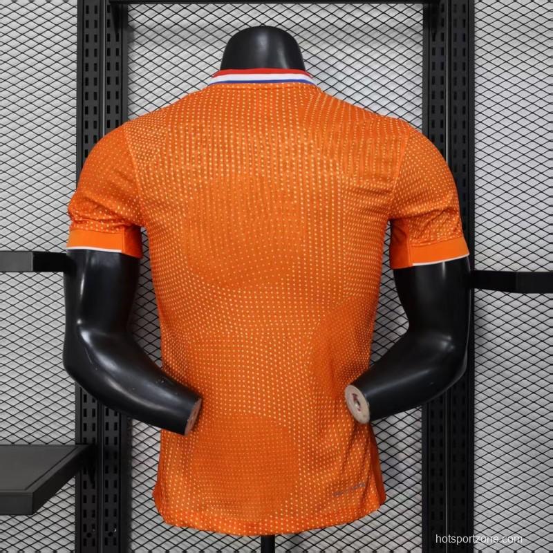 Player Version 2025 Netherlands Home Jersey