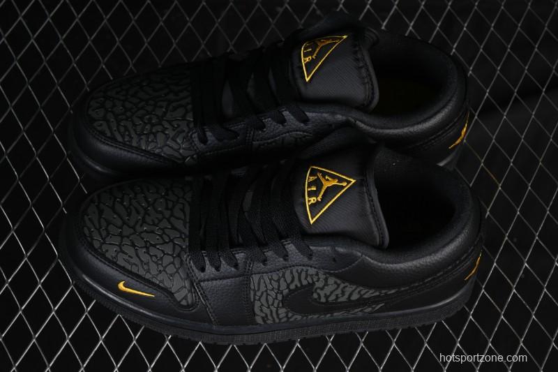 Nike Air Jordan 1 Low Elephant Print Casual Sneakers - IM6568-010