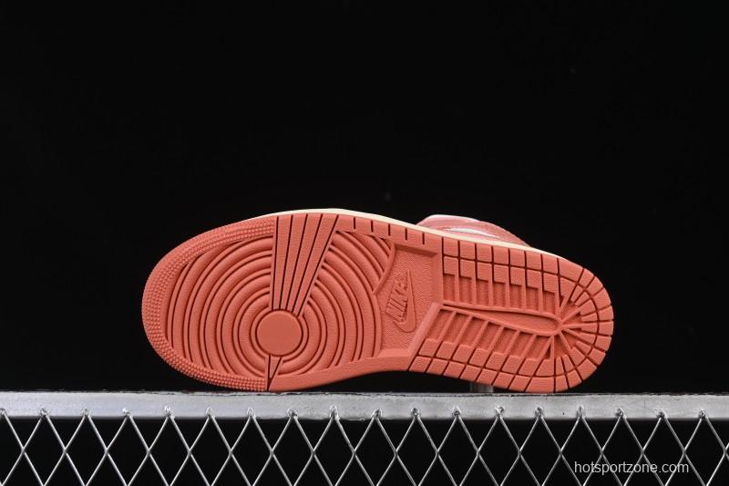 Nike Air Jordan 1 Mid AJ1 Orange Sunshine - DQ8426-180