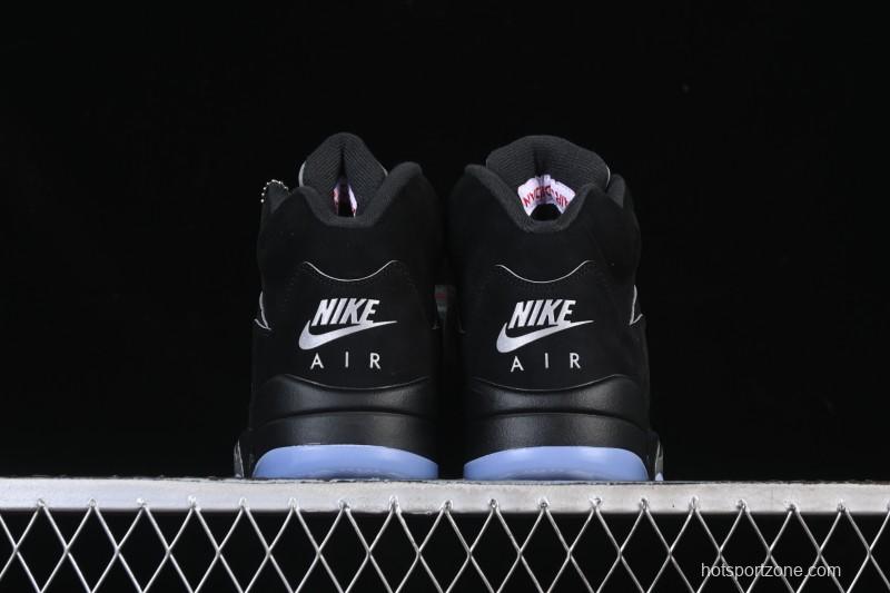 Nike Air Jordan 5 Black Metallic Reimagined Retro Basketball Shoes - HF3975-001