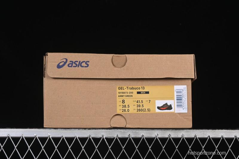 Asics Gel-Trabuco 13 Retro Breathable Cushioned Men's Running Shoes - 1011B973-200
