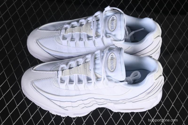 Nike Air Max 95 Retro Cushioned Running Shoes with Air Sole - CT1268-100