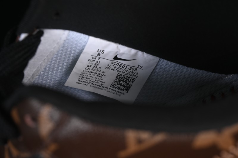 Nike Air Force 1 '07 Low LV Collaboration Coffee Gray Casual Sneakers - SC0601-563
