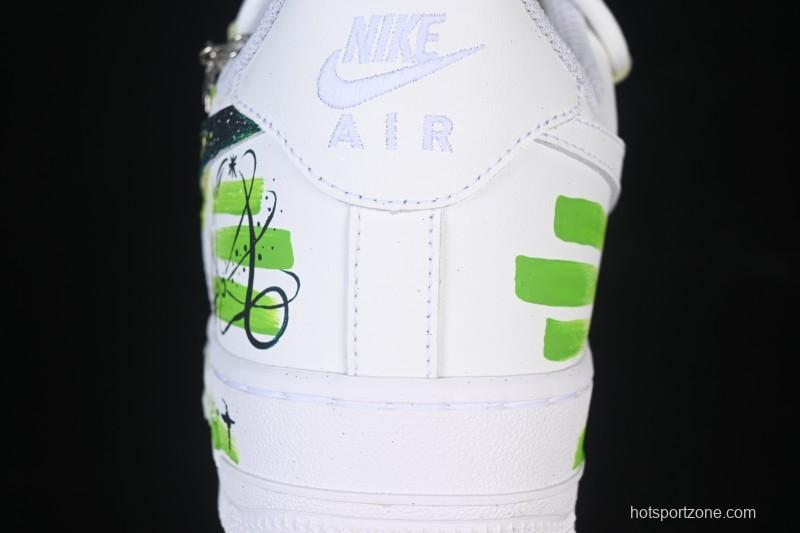 Nike Air Force 1 '07 Low Capricorn Hand-Painted Doodle Zodiac Series Casual Sneakers - 1222119