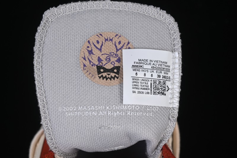 Converse Chuck Taylor All Star High Top Casual Sneakers Naruto Theme - A14838C