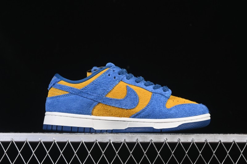 Nike Dunk Low Panda Blue Orange Low-Top Casual Skate Shoes - IH7648-700