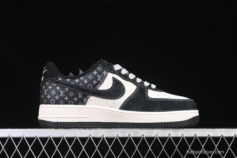 Nike Air Force 1 '07 Low LV Collaboration Stitched Label Print Casual Sneakers - CX5050-Y10